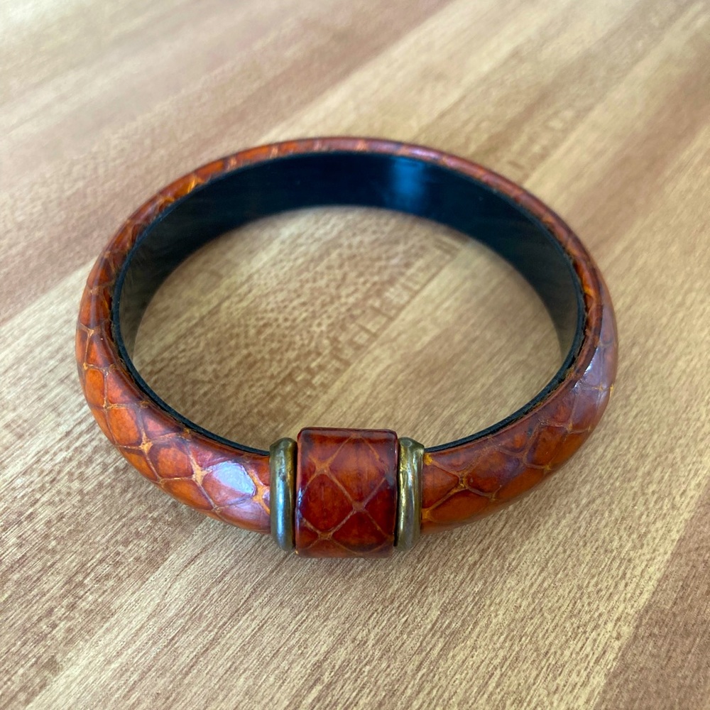 Vintage Snakeskin bracelet